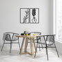Wallity Bohem Accesorio decorativo de pared de metal Negro